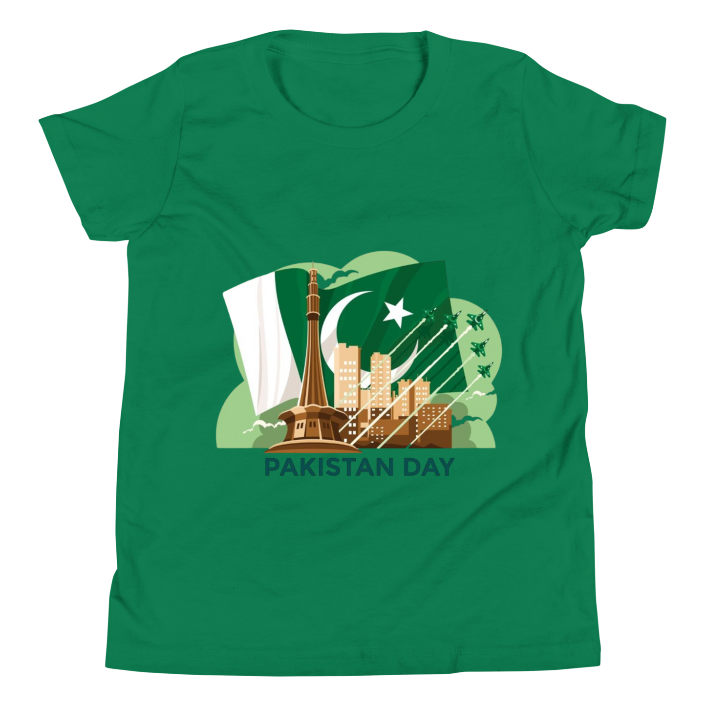 14 August Pakistan Independence Day Kids T-Shirt – Soft & Comfortable