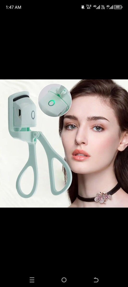 Automatic Eyelash Curler | Electric Eyelash Curler, Eye Beauty Makeup Tools, Long Lasting Curling