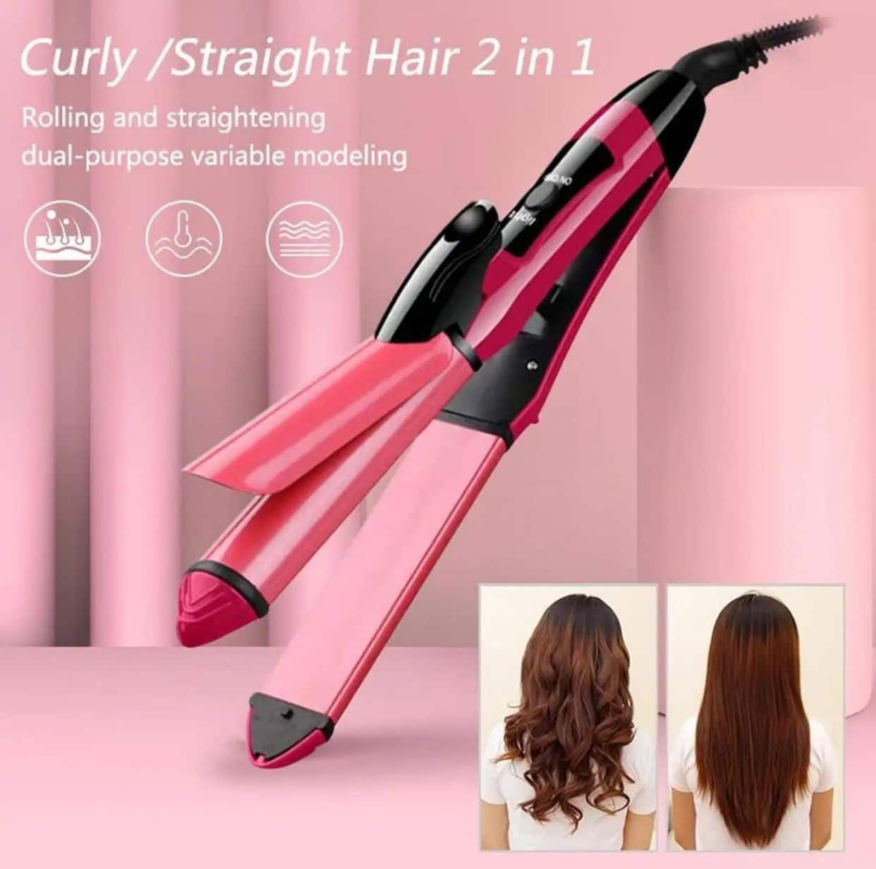 2 in 1 Nova Hair Straightener - Best Hair Straightener