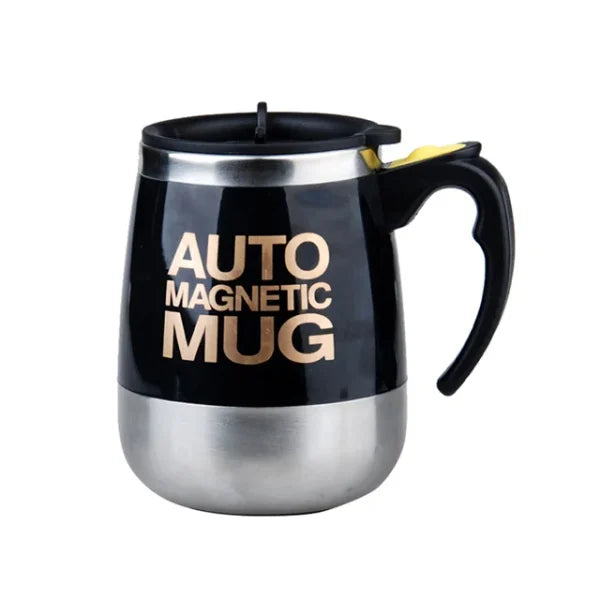 Auto Magnetic Mug 400ml Coffee Milk Mix Cups 304 Stainless Steel ( Battery Operated )