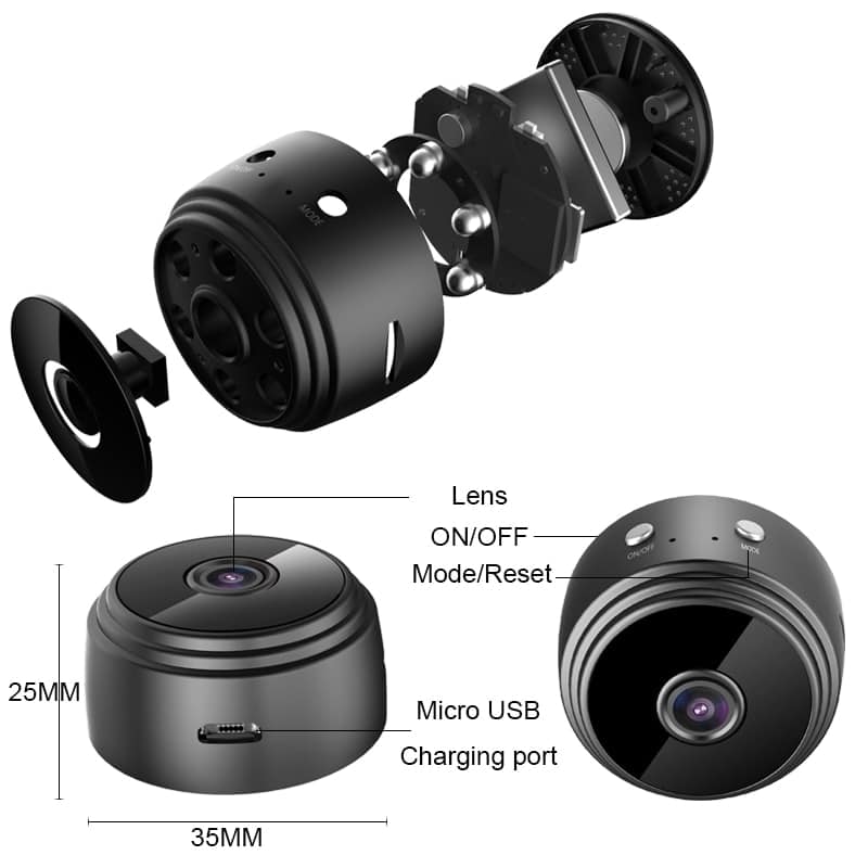 WiFi Mini Camera HD 1080p Wireless