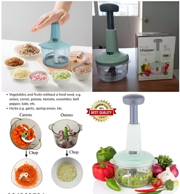 Vegetable Chopper & Mixer With Handle