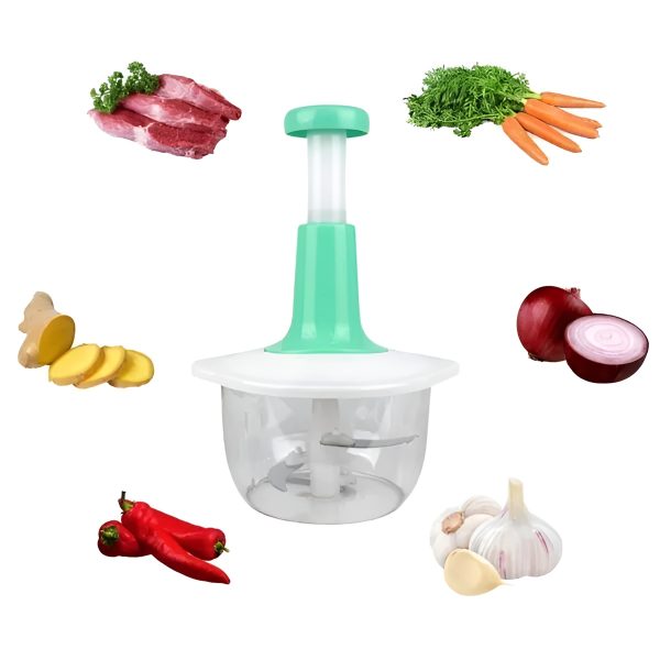 Vegetable Chopper & Mixer With Handle