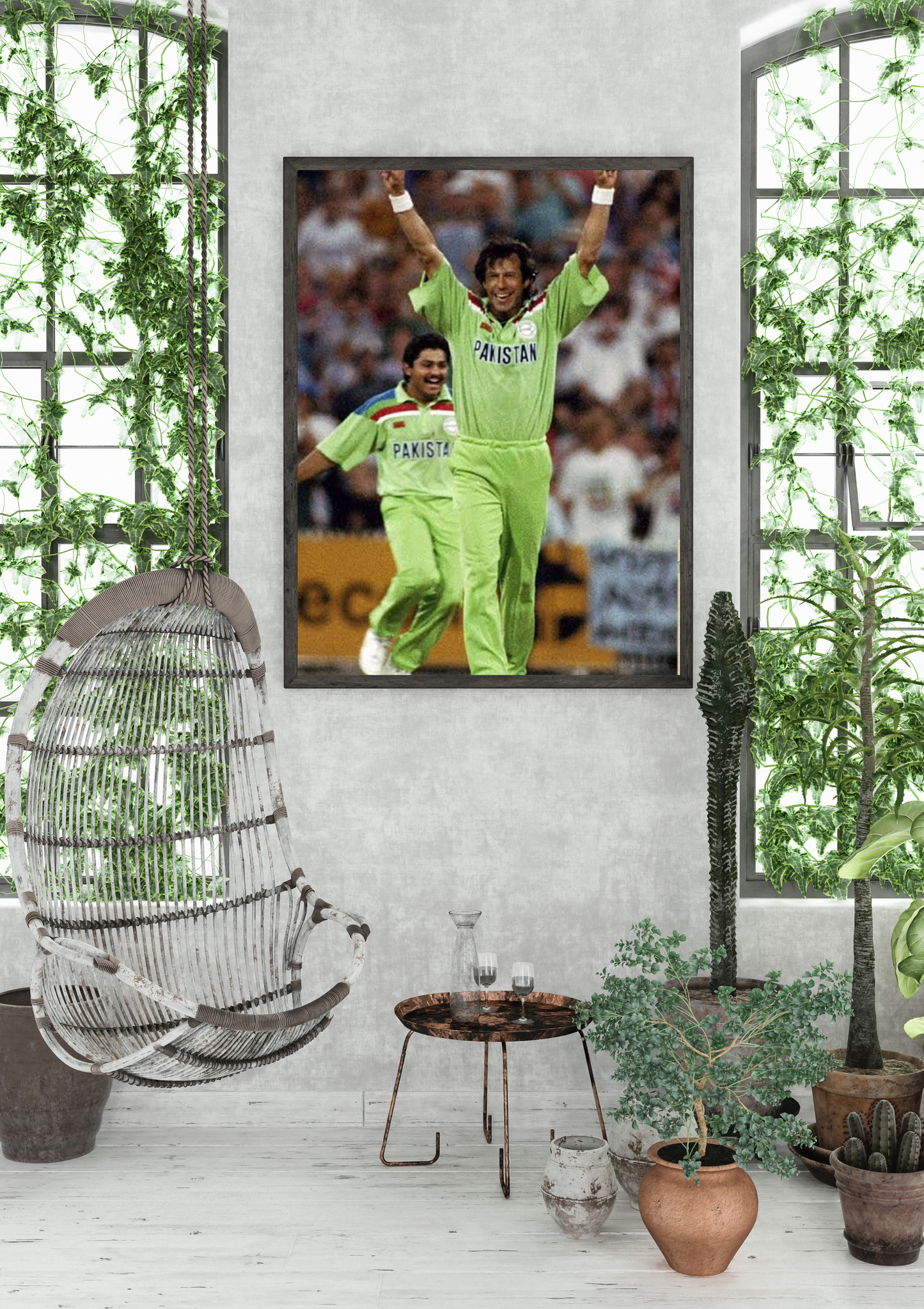 Imran Khan Wooden Wall Frames