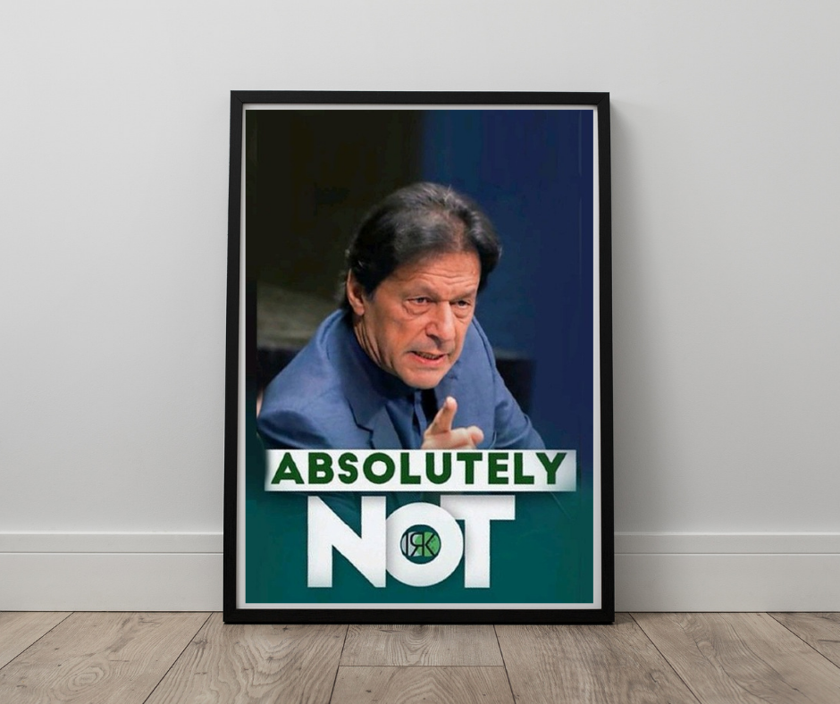 Imran Khan Wooden Wall Frames