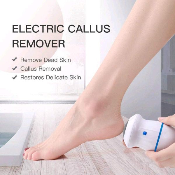 Professional Electric Foot Callus Remover - Portable Foot Grinder & Vacuum Pedicure Tool for Cracked Heels and Dead Skin